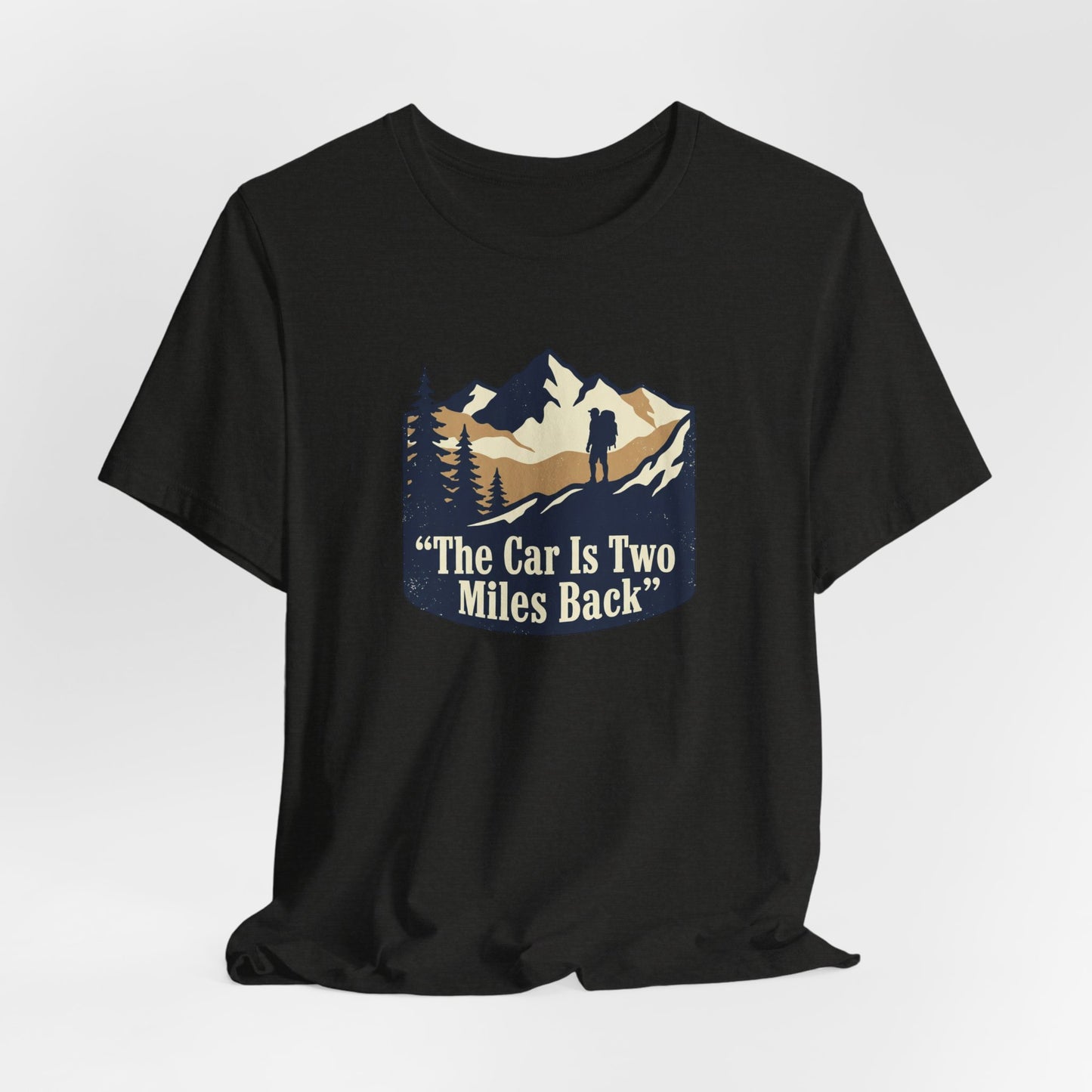 WildCraft Co. “The Car Is Two Miles Back” Vintage Backpacking T-Shirt
