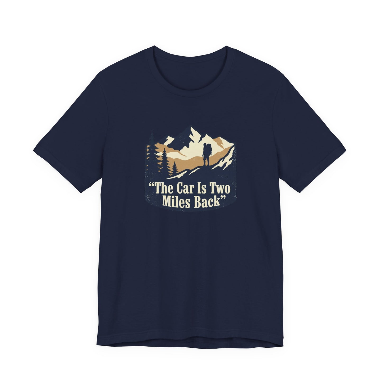 WildCraft Co. “The Car Is Two Miles Back” Vintage Backpacking T-Shirt