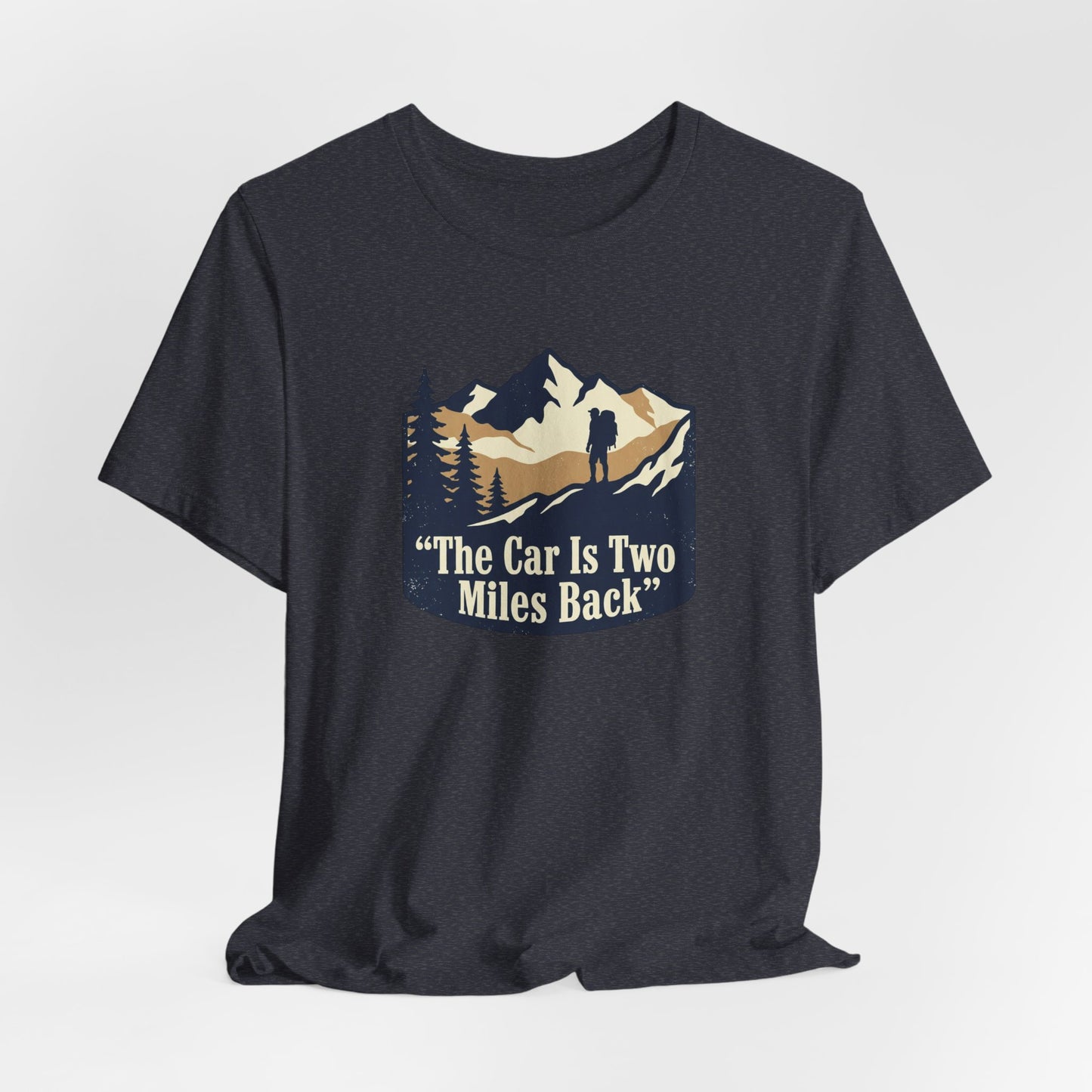 WildCraft Co. “The Car Is Two Miles Back” Vintage Backpacking T-Shirt