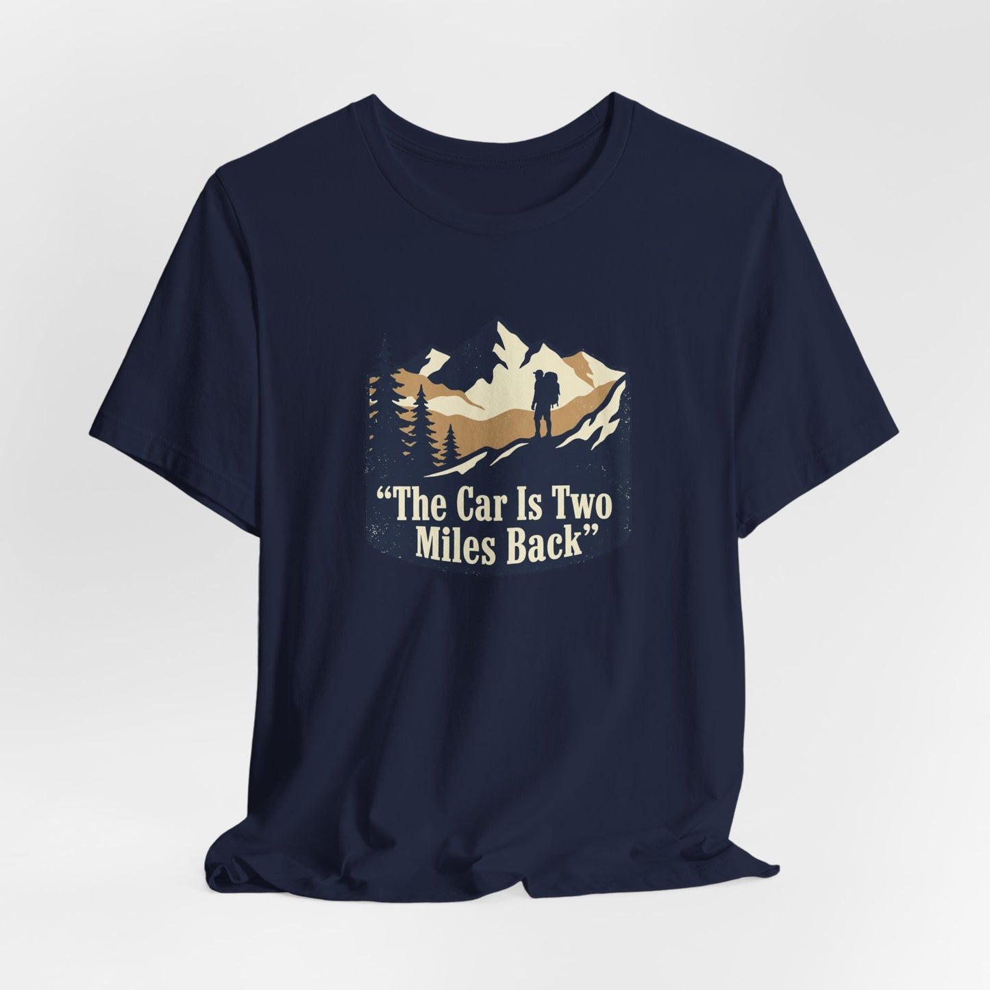 WildCraft Co. “The Car Is Two Miles Back” Vintage Backpacking T-Shirt