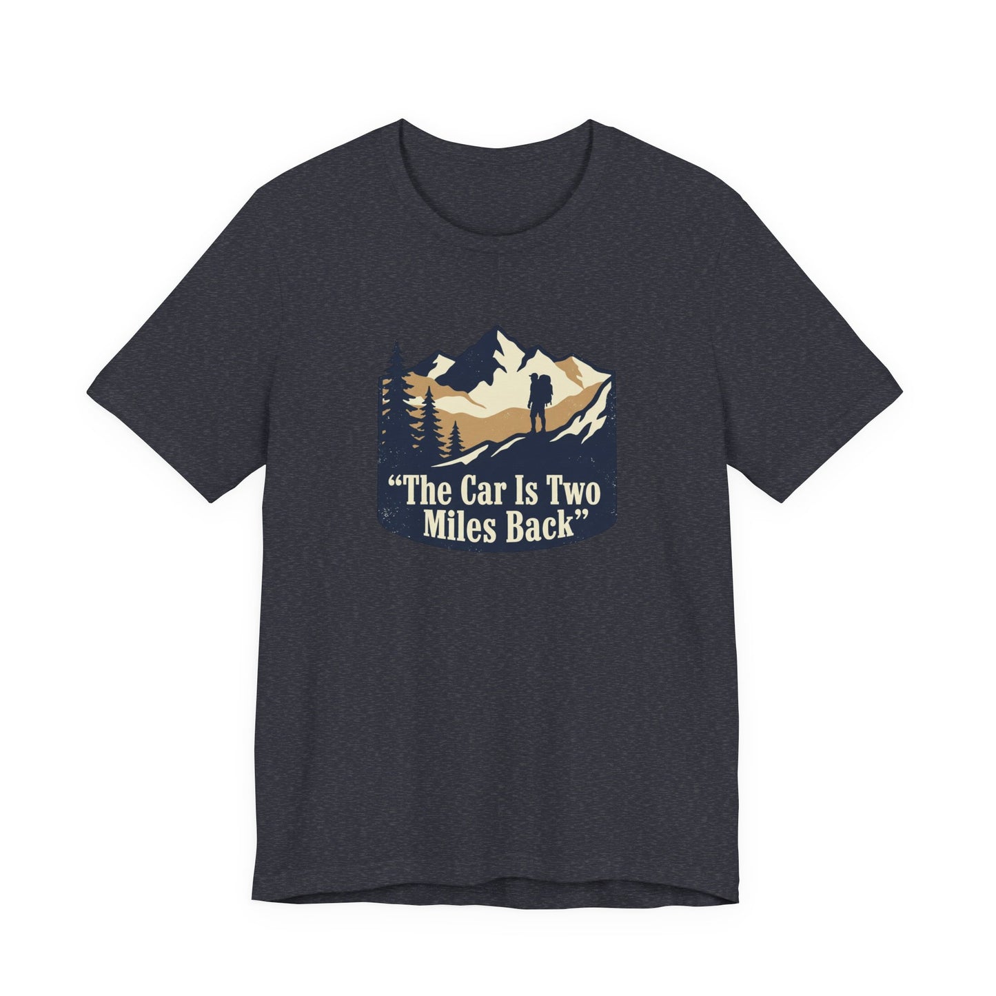 WildCraft Co. “The Car Is Two Miles Back” Vintage Backpacking T-Shirt