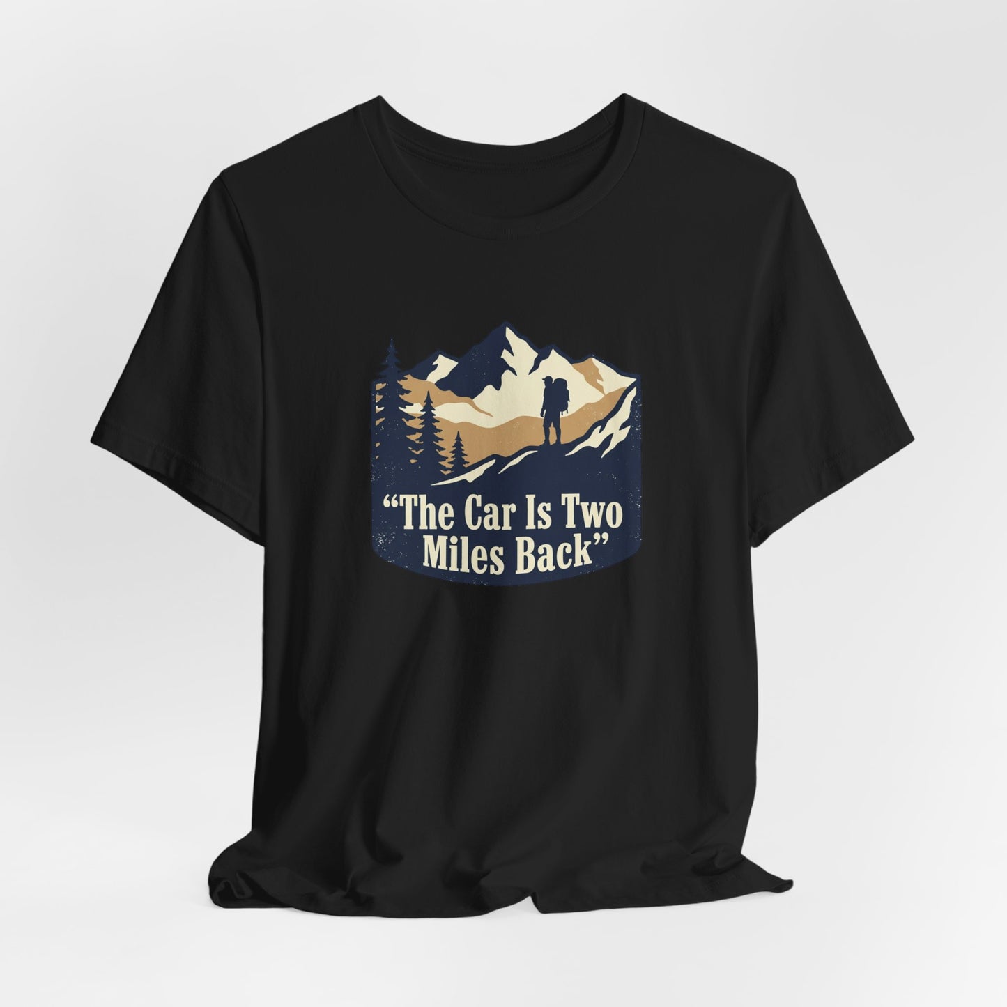 WildCraft Co. “The Car Is Two Miles Back” Vintage Backpacking T-Shirt